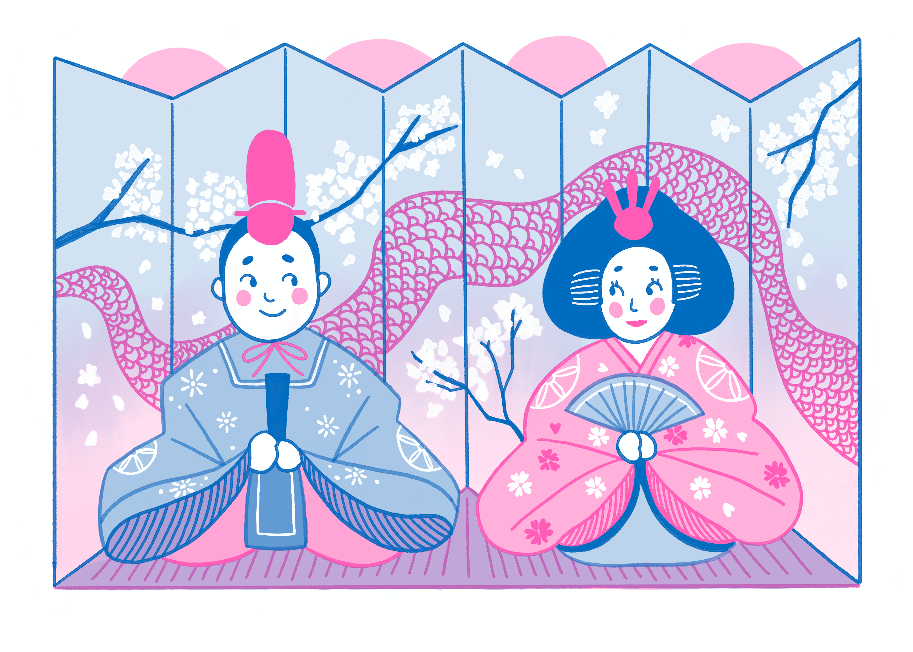 March Patreon illustration print